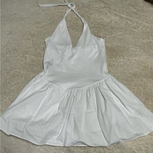 H&M White Backless Dress